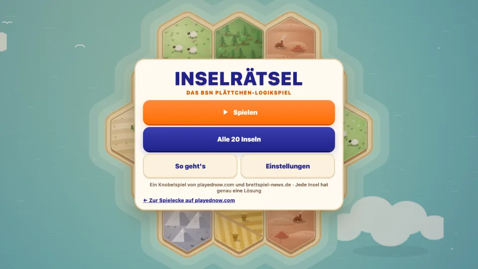 INSELRÄTSEL – Ekran tytułowy
